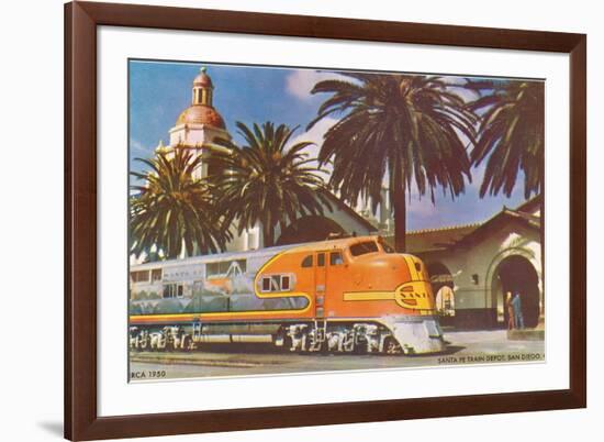 Train Station, San Diego, California-null-Framed Premium Giclee Print