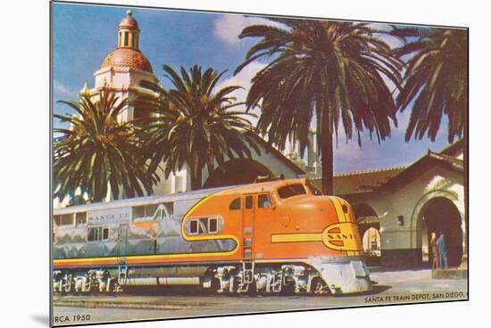 Train Station, San Diego, California-null-Mounted Premium Giclee Print