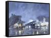 Train Station-Jack Wemp-Framed Stretched Canvas