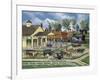 Train Station-Bob Fair-Framed Giclee Print