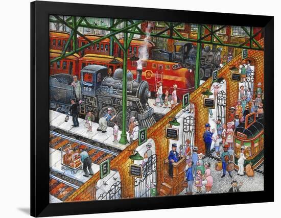 Train Station-Bill Bell-Framed Giclee Print