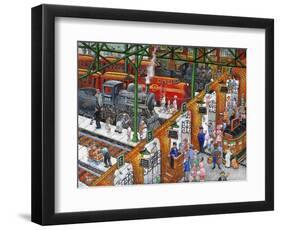 Train Station-Bill Bell-Framed Premium Giclee Print