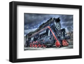 Train Steam Locomotive-null-Framed Art Print