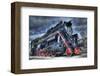 Train Steam Locomotive-null-Framed Art Print