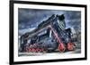 Train Steam Locomotive-null-Framed Art Print