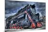 Train Steam Locomotive-null-Mounted Art Print