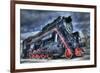 Train Steam Locomotive-null-Framed Art Print