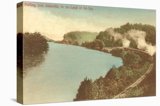 Train to Asheville, North Carolina-null-Stretched Canvas