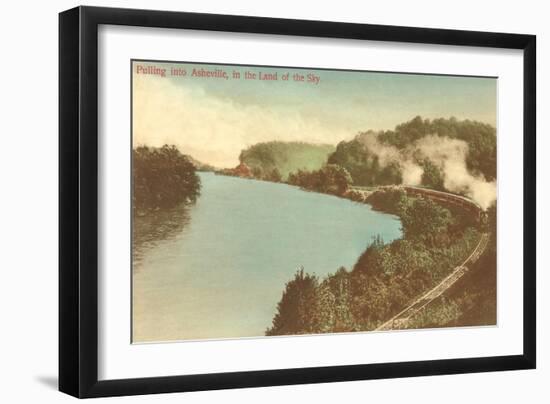 Train to Asheville, North Carolina-null-Framed Art Print