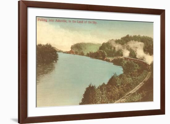 Train to Asheville, North Carolina-null-Framed Art Print