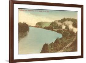 Train to Asheville, North Carolina-null-Framed Art Print