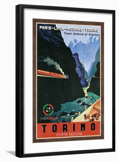 Train Torino-Collection Caprice-Framed Art Print