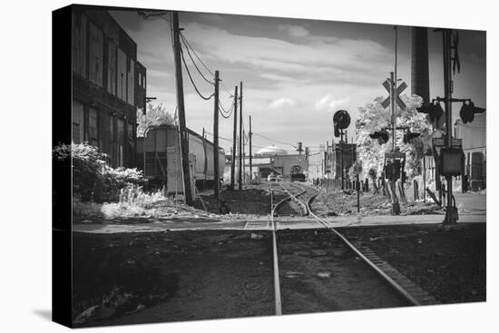 Train Tracks Greenpoint Brooklyn, Ny-null-Stretched Canvas