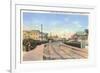 Train Tracks, Wrightsville Beach, North Carolina-null-Framed Premium Giclee Print