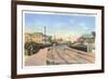 Train Tracks, Wrightsville Beach, North Carolina-null-Framed Premium Giclee Print