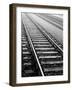 Train Tracks, Zurich, Switzerland-Walter Bibikow-Framed Photographic Print