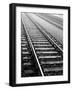 Train Tracks, Zurich, Switzerland-Walter Bibikow-Framed Photographic Print