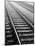 Train Tracks, Zurich, Switzerland-Walter Bibikow-Mounted Photographic Print