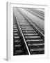Train Tracks, Zurich, Switzerland-Walter Bibikow-Framed Photographic Print