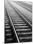 Train Tracks, Zurich, Switzerland-Walter Bibikow-Mounted Photographic Print