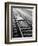 Train Tracks, Zurich, Switzerland-Walter Bibikow-Framed Photographic Print