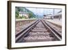 Train Tracks.-cubrick-Framed Photographic Print