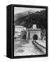 Train Tunnel of the Rhone Valley-null-Framed Stretched Canvas