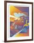 Train West-David Chestnutt-Framed Giclee Print