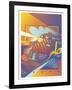 Train West-David Chestnutt-Framed Giclee Print