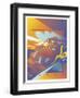 Train West-David Chestnutt-Framed Premium Giclee Print