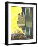 Train Wheel Close-Up-null-Framed Art Print