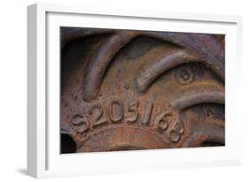 Train Wheel-Kathy Mahan-Framed Photographic Print