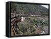 Train, White Pass Railway, Skagway, Alaska, United States of America (Usa), North America-G Richardson-Framed Stretched Canvas