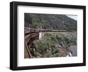 Train, White Pass Railway, Skagway, Alaska, United States of America (Usa), North America-G Richardson-Framed Photographic Print