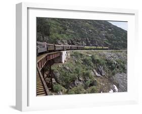 Train, White Pass Railway, Skagway, Alaska, United States of America (Usa), North America-G Richardson-Framed Photographic Print