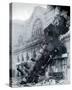 Train Wreck at Montparnasse, Paris, France 1895-The Vintage Collection-Stretched Canvas
