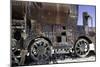 Train Wreck Old Rusty Locomotive Oxidated Iron Wagon-kikkerdirk-Mounted Photographic Print