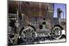 Train Wreck Old Rusty Locomotive Oxidated Iron Wagon-kikkerdirk-Mounted Photographic Print