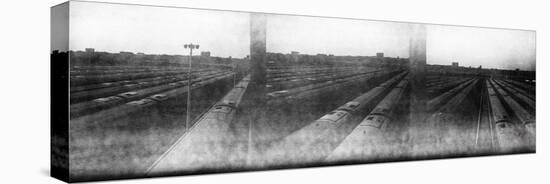 Train Yard Triptych-Evan Morris Cohen-Stretched Canvas