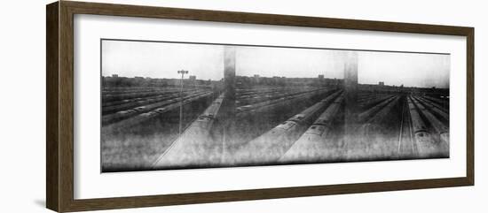 Train Yard Triptych-Evan Morris Cohen-Framed Photographic Print