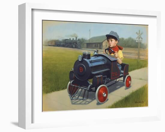 Train-David Lindsley-Framed Giclee Print