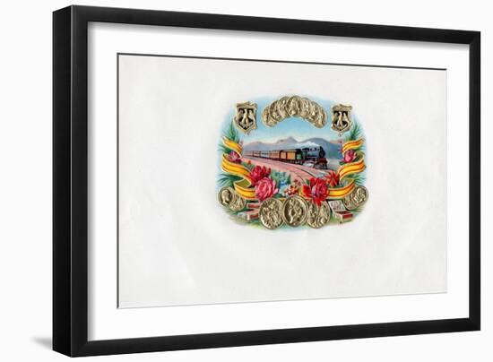 Train-Art Of The Cigar-Framed Giclee Print