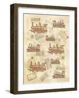 Train-Maria Trad-Framed Giclee Print