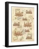 Train-Maria Trad-Framed Giclee Print