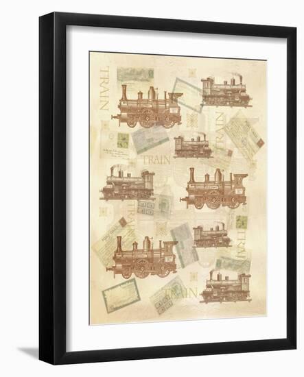 Train-Maria Trad-Framed Giclee Print