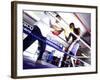 Trainer and Boxer in the Ring-null-Framed Photographic Print