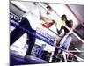 Trainer and Boxer in the Ring-null-Mounted Photographic Print