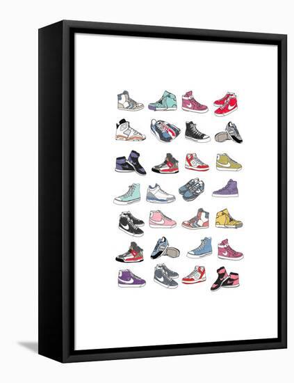 Trainers-Hanna Melin-Framed Stretched Canvas