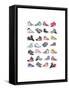 Trainers-Hanna Melin-Framed Stretched Canvas