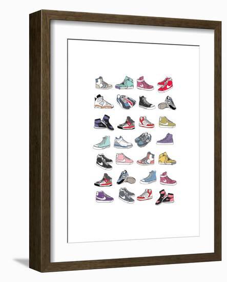 Trainers-Hanna Melin-Framed Art Print